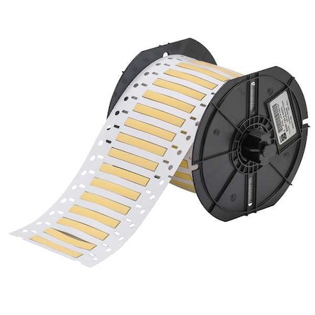 Brady Label Roll, Yellow, Labels/Roll: 1000 B33-125-2-342YL