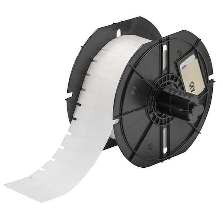 Brady Label Roll, Translucent/White, Labels/Roll: 1500 B33-123-461