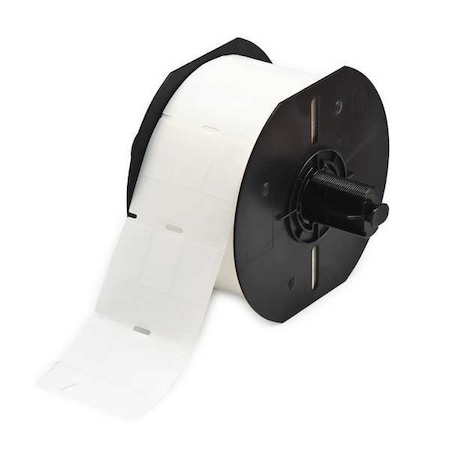 Brady Label Roll, Translucent/White, Labels/Roll: 1500 B33-133-461