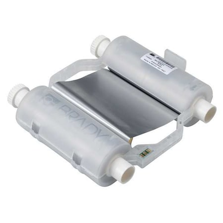 Brady Single-ColorPrinterRibbon, Silver, 200ftL B30-R4500-SV