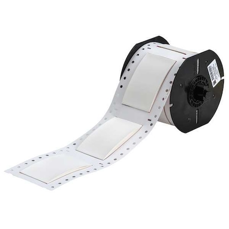 Brady Label Roll, White, Labels/Roll: 50 B33D-2000-2-7642