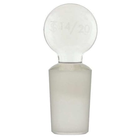Chemglass Stopper, Pennyhead, Solid, 19/22 CG-2098-02