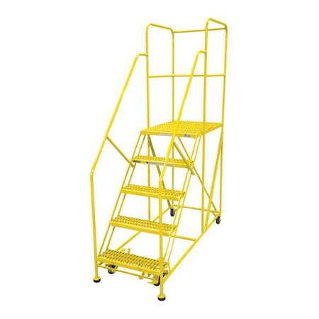 Cotterman Work Platform, 5 Step, Steel, 86In. H. 5WP2436RA3B4B8AC2P6