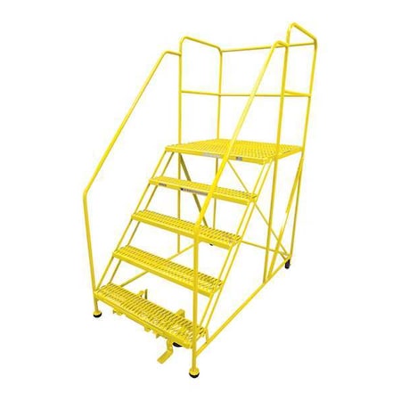 Cotterman Work Platform, 5 Step, Steel, 86In. H. 5WP3660RA3B4B8AC2P6