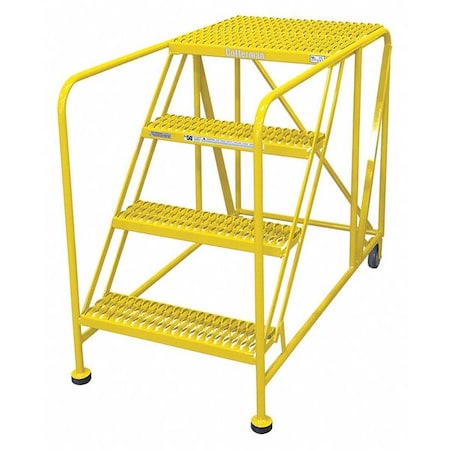 Cotterman Work Platform, 4 Step, Steel, 40In. H. 4WP3648A3B8AC2P6