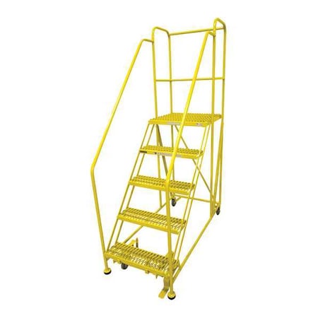 Cotterman Work Platform, 5 Step, Steel, 86In. H. 5WP2424RA3B4B8AC2P6