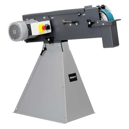 Fein Pedestal Belt Grinder, 4 hp, 3 x 79 Disc Dia, 0 to 3600 RPM Disc Speed, Corded, 230V V 79012209233