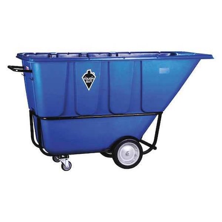 TOUGH GUY Tilt Truck, Std, 1 cu. yd., 1250 lb., Blue 21VK44