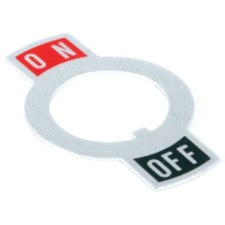 Apw Wyott On/Off Switch Plate 2E-67003