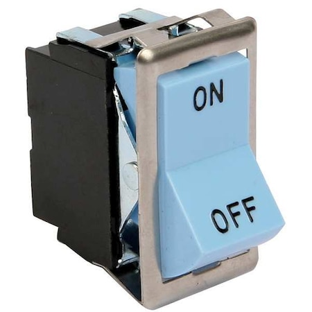 Blodgett Switch, Rocker, Spst, Blue 6496