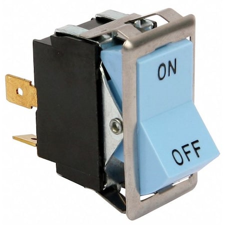 Blodgett Switch, Rocker, Dpst, Blue 6500