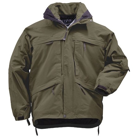 5.11 Parka, Waterproof, Zipper, Tundra, L 48032