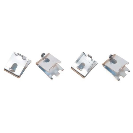True Shelf Clip Kit, Stainless Steel, PK4 835560