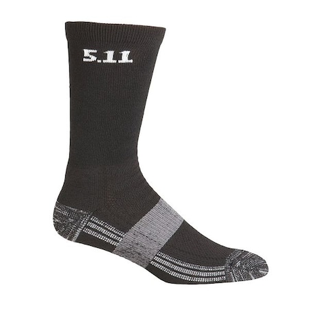 5.11 Compression Socks, Men's, 6 In, Black, Pr 59289