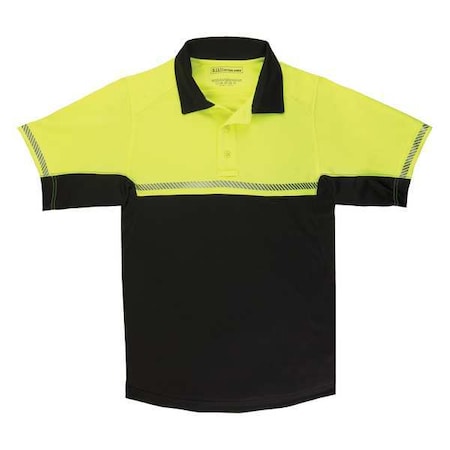 5.11 Tactical Polo Shirt, Polyester, Yellow, 2XL 71322