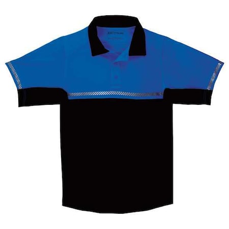 5.11 Tactical Polo Shirt, Polyester, Blue, XS 71322