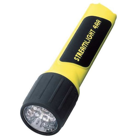 Streamlight 4AA ProPolymer LED Flashlight, Led Yellow Industrial Handheld Flashlight, 67 lm 68202