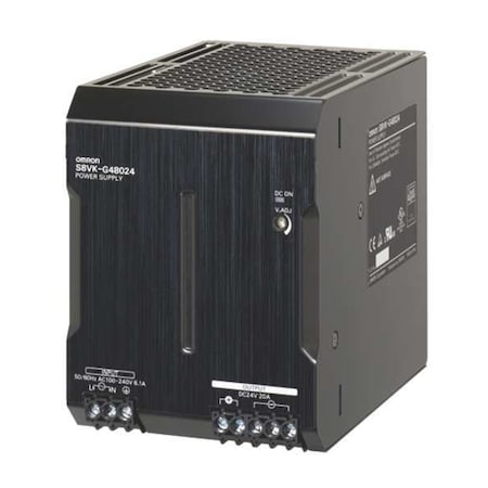 OMRON DC Power Supply, 12VDC, 1.2A, 50/60Hz S8VK-G01512