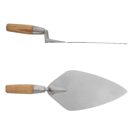 Ampco Safety Tools Bricklayer Trowel, Non-Spark, 5-9/16 x14In T-12