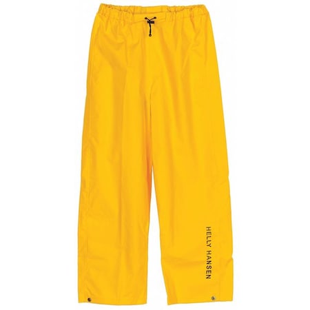 Helly Hansen Rain Pants, PVC/Polyester, Yellow, 3XL 70429_310-3XL