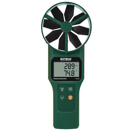 Extech Anemometer, 40 to 5900 fpm, NIST AN300-NIST
