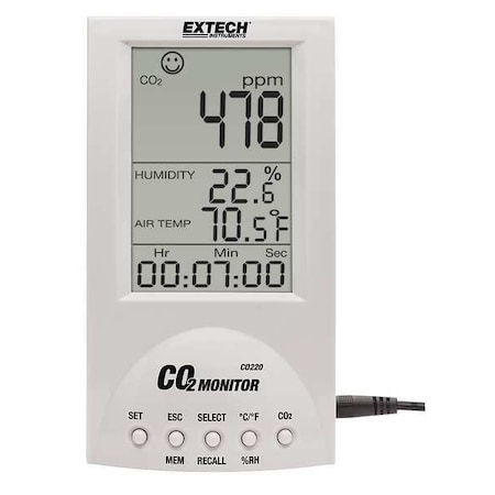 Extech Desktop Carbon Dioxide Monitor CO220