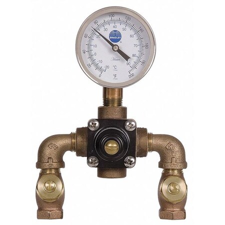 Speakman Mixing Valve, Brass, 7 gpm, 65 to 95 Deg F SE-370