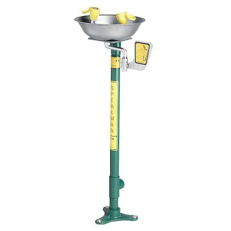 Speakman Pedestal Mounted Eyewash Station Stainless Steel SE-584