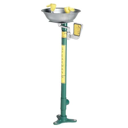 Speakman Eye/Face Wash Station, Floor Mount, Floor Mounted, 41.0 H., 14.87 W SE-491