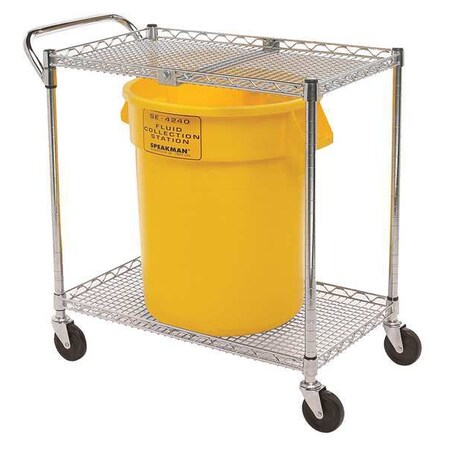 Speakman Portable Eyewash, Brass, Plastic, Stainless Steel, Steel, Chrome SE-4360