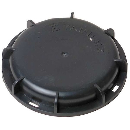 Zoro Select Dust Cap, Polypropylene, Black, 2 In. W 2BC/21B/024P-F