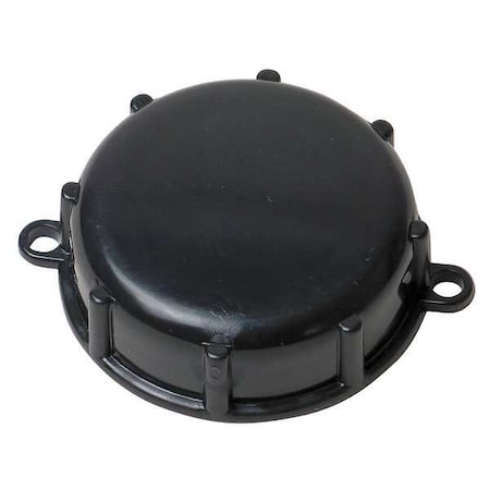 Zoro Select Dust Cap, Polypropylene, Black, 2 In. W C2BBK-FL