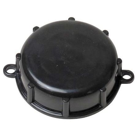 Zoro Select Dust Cap, Polypropylene, Black, 2 In. W GMIII2DNPTCAPB