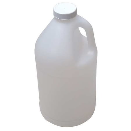 ZORO SELECT Round Bottle, 1/2 gal., HDPE HR64N-38