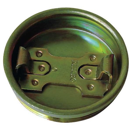 Zoro Select Drum Plug, Round Head, 2 In., Steel, PK10 GTS20ZP