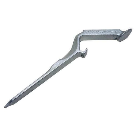 Zoro Select Pail Lid Opener, Silver, Aluminum, 12 In. 18