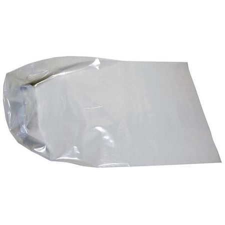 Zoro Select Drum Liner, 55 gal, 10 mil, Natural, PK50 GF5540-10-01