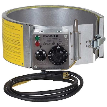 Zoro Select Pail Heater, Electric, 5 gal., 120V TRX5H115