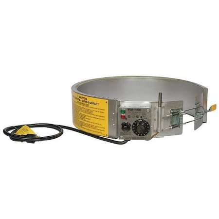 Zoro Select Drum Heater, Electric, 30 gal., 120V TRX30L115