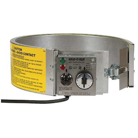 Zoro Select Drum Heater, Electric, 16 gal., 120V SRX16-115