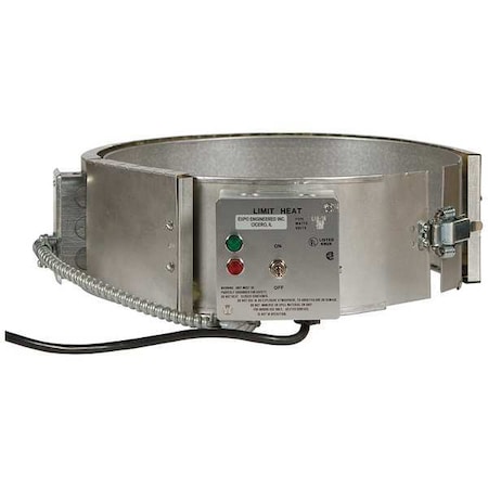 Zoro Select Drum Heater, Electric, 16 gal., 145W LIM16-115