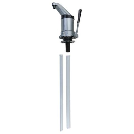 Zoro Select Hand Drum Pump, Lever, Polypropylene P60P
