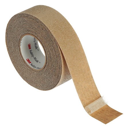 3M Anti-Slip Tape Mineral 60 Grit Size, Clear, 2" W x 60 ft. L, 0.036 in Thick 620-2X60
