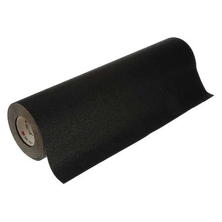 3M Anti-Slip Tape Mineral Coated; Substrate: Plastic Film 60 Grit Size, Black, 3 ft. W x 60 ft. L 610-36X60