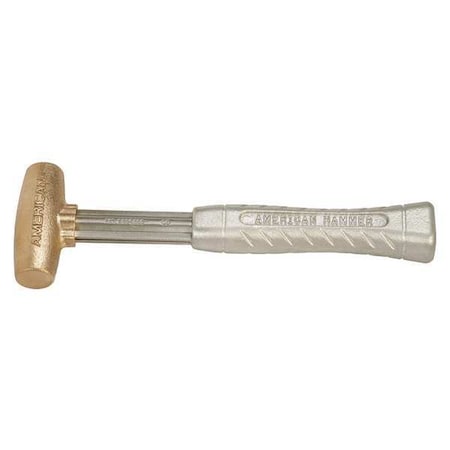 American Hammer Sledge Hammer, 1-1/2 lb., 12 In, Aluminum AM15BZAG