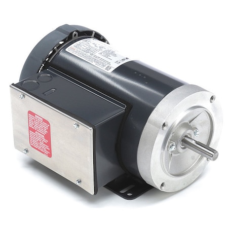 Leeson Capacitor-Start/Run General Purpose Farm Duty Motor, 1 1/2 HP, 115/208-230V AC Voltage, 56HC Frame 056B17F5584