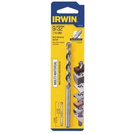 IRWIN Multi-Material Drill Bit, 9/32 In 1792768