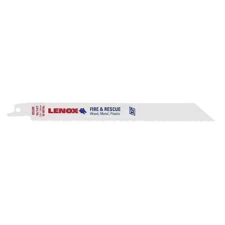 Lenox 8 in L x 10/14 TPI Reciprocating Saw Blade, 5 PK 20577850R