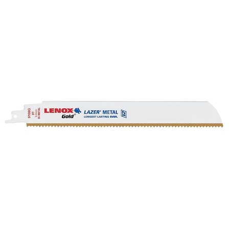 LENOX 12" L x 14 TPI Metal Cutting Bi-metal Reciprocating Saw Blade, 5 PK 2110112114GR