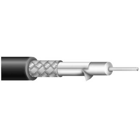 CAROL Coaxial Cable, RG-6/U, 75 Ohms, Black C5889.31.01